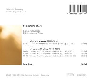 Produktbild: Companions of Art-Werke f&uuml;r Violine und Klavier