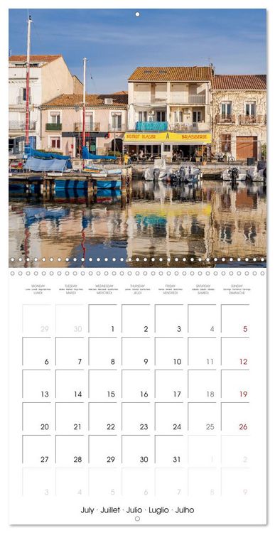 Produktbild: E&acute;tang de Thau en Me&acute;diterrane&acute;e (Calendrier mural carr&eacute; 2026 30x30 cm) Calendrier double avec une page pour vos prises de notes
