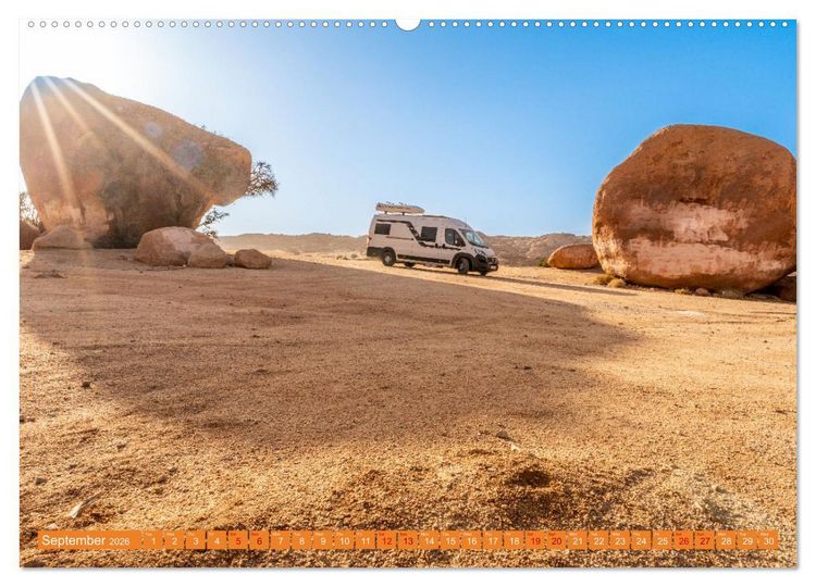 Produktbild: Van Life Road Trip Morocco (Wall Calendar 2026 DIN A2 landscape), CALVENDO 12 Month Wall Calendar