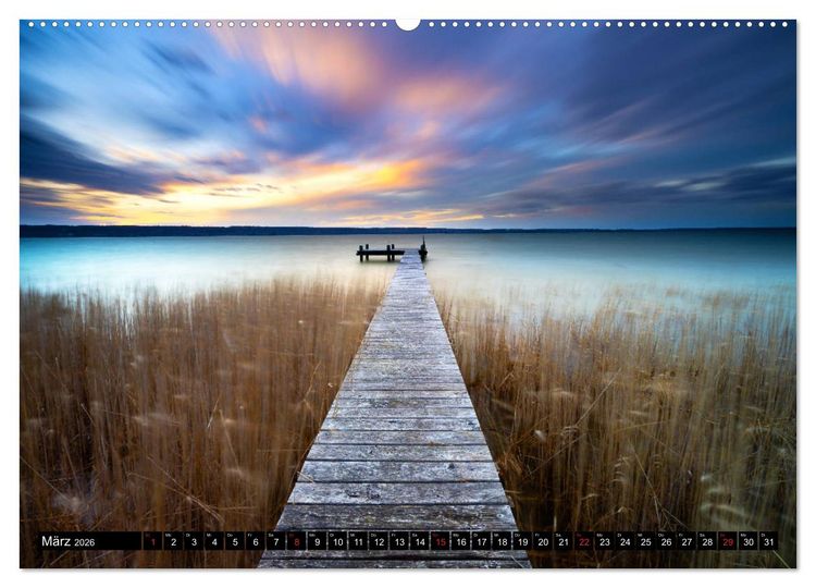 Produktbild: Sch&ouml;ne Seen in Bayern (Wandkalender 2026 DIN A2 quer), CALVENDO Monatskalender