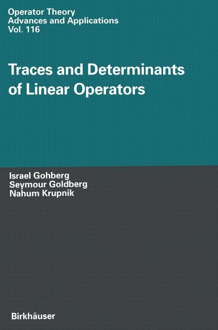 Produktbild: Traces and Determinants of Linear Operators