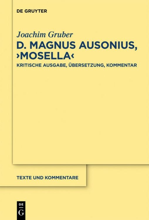 Produktbild: D. Magnus Ausonius, "Mosella"