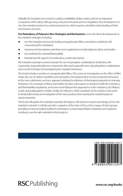 Produktbild: Fire Retardancy of Polymers