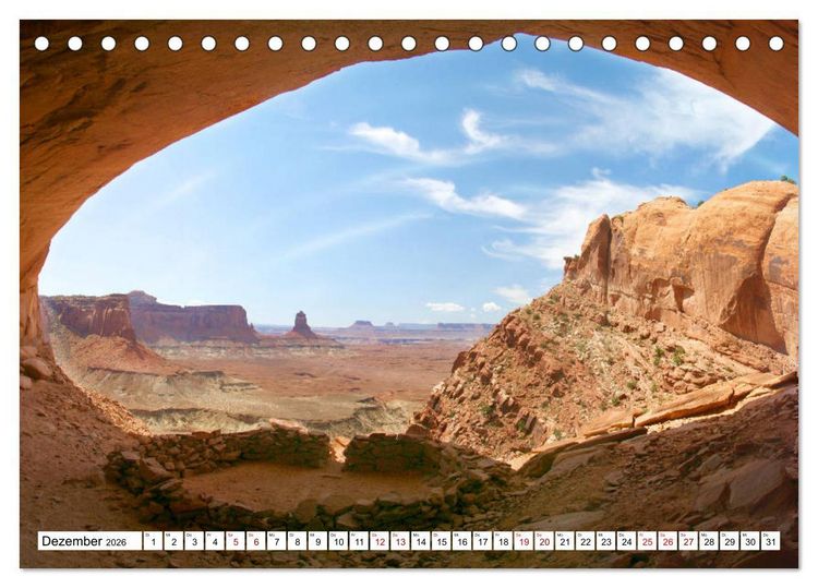 Produktbild: Glanzlichter der USA (Tischkalender 2026 DIN A5 quer), CALVENDO Monatskalender