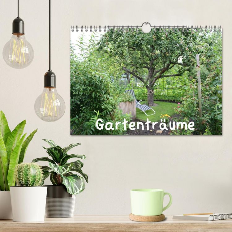Produktbild: Gartentr&auml;ume (Wandkalender 2026 DIN A4 quer), CALVENDO Monatskalender