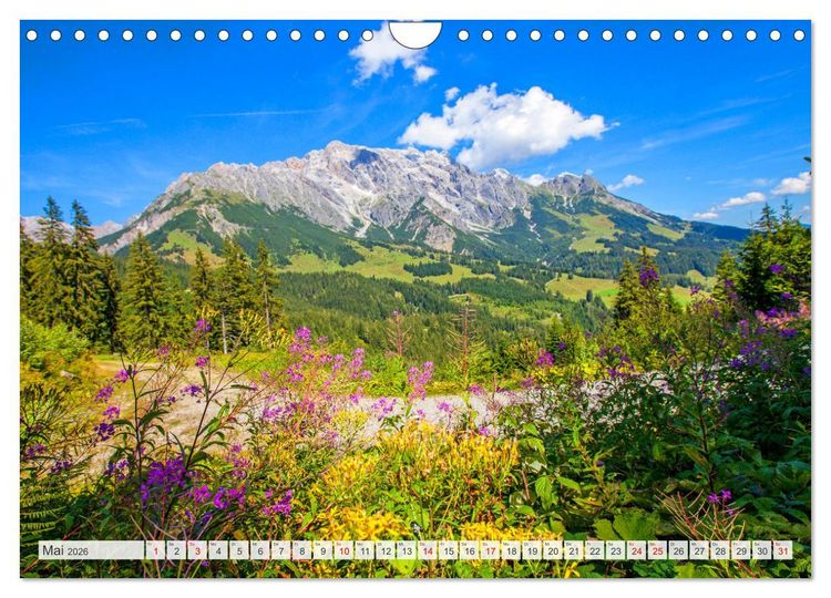 Produktbild: Sch&ouml;ne Gr&uuml;&szlig;e aus Dienten (Wandkalender 2026 DIN A4 quer), CALVENDO Monatskalender