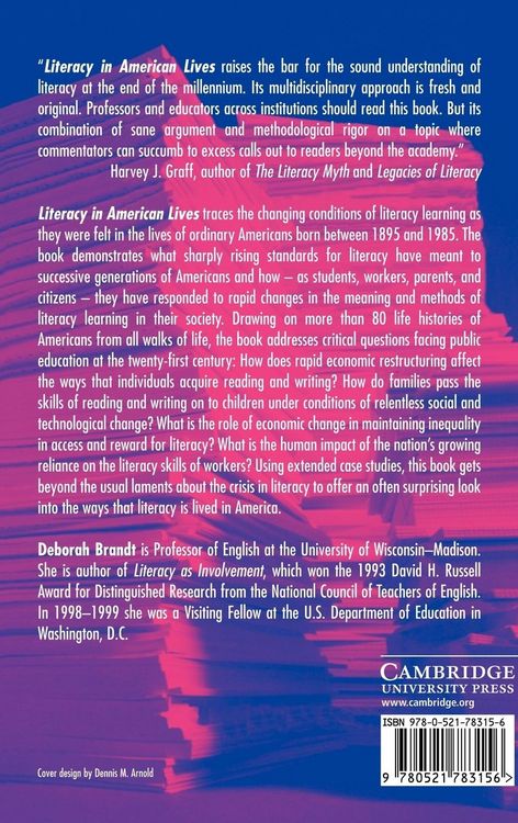 Produktbild: Literacy in American Lives