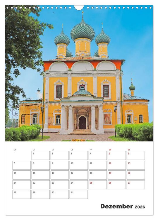 Produktbild: Russland - Terminplaner (Wandkalender 2026 DIN A3 hoch), CALVENDO Monatskalender