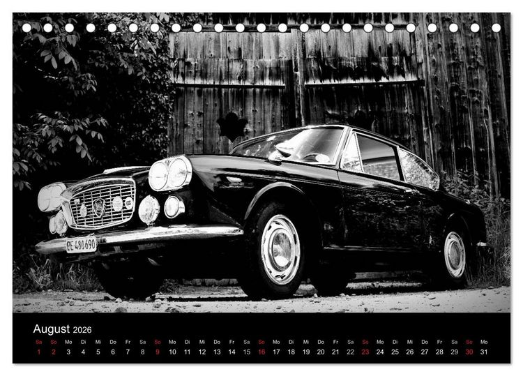 Produktbild: Lancia Flavia (Tischkalender 2026 DIN A5 quer), CALVENDO Monatskalender