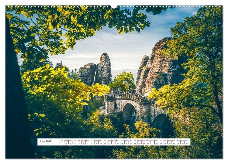 Produktbild: Germany dreamlike places (Wall Calendar 2027 DIN A2 landscape), CALVENDO 12 Month Wall Calendar