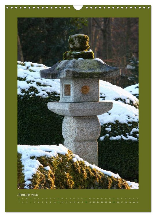 Produktbild: Farbtupferl - Botanischer Garten Augsburg (Wandkalender 2026 DIN A3 hoch), CALVENDO Monatskalender
