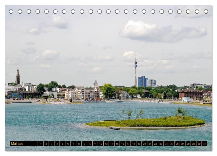 Produktbild: Dortmund - moderne Metropole im Ruhrgebiet (Tischkalender 2026 DIN A5 quer), CALVENDO Monatskalender