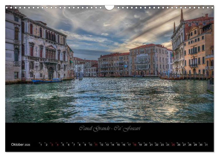 Produktbild: Venedig &ndash; La Serenissima (Wandkalender 2026 DIN A3 quer), CALVENDO Monatskalender