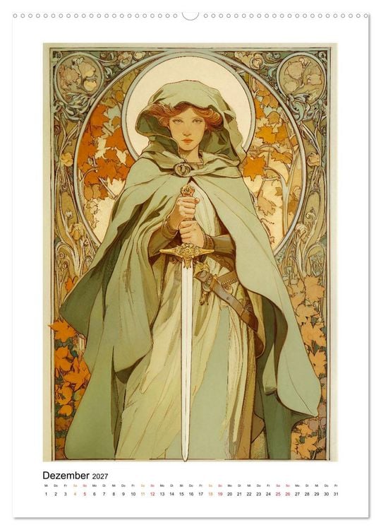 Produktbild: Jugendstil - Die Kunst der Belle &Eacute;poque (Wandkalender 2027 DIN A2 hoch), CALVENDO Monatskalender