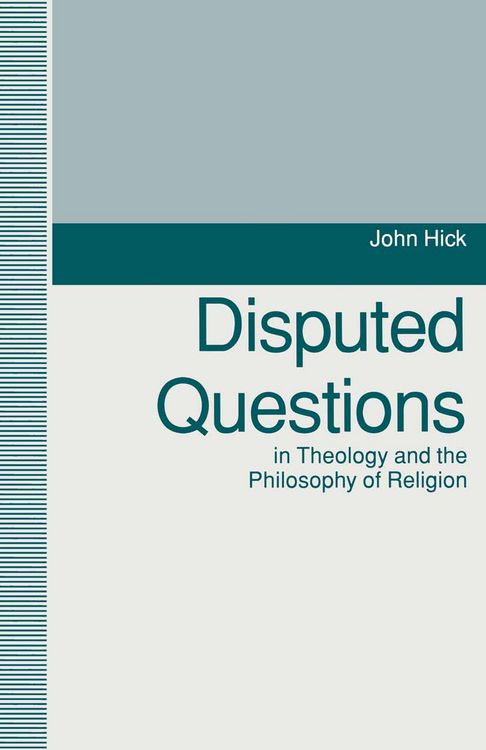 Produktbild: Disputed Questions in Theology and the Philosophy of Religion