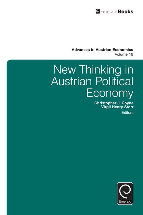 Produktbild: New Thinking in Austrian Political Economy