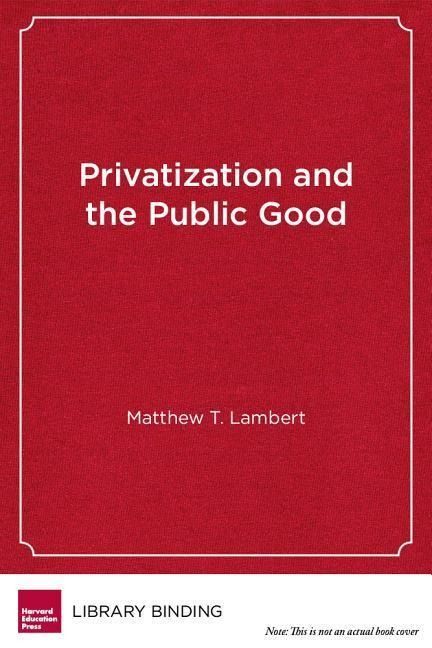 Produktbild: Privatization & The Public Goo