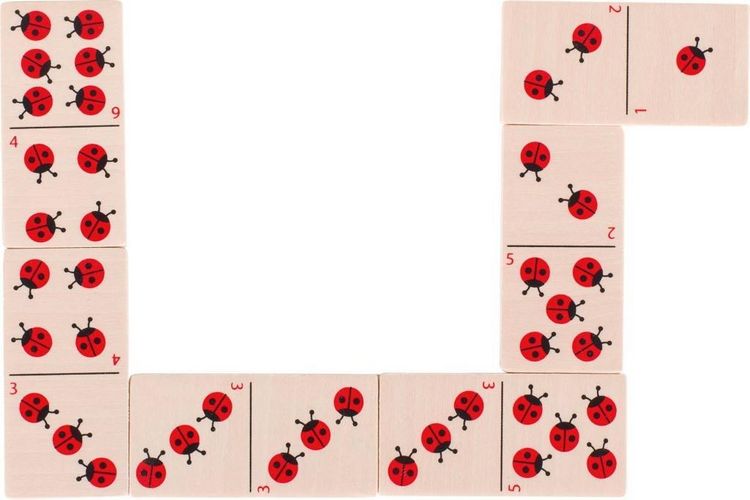 Produktbild: Dominospiel Marienk&auml;fer (Kinderspiel)