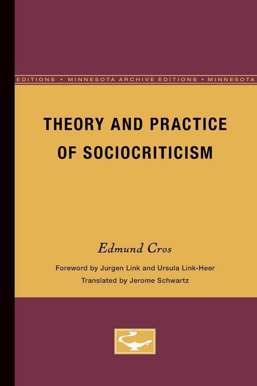 Produktbild: Theory and Practice of Sociocriticism
