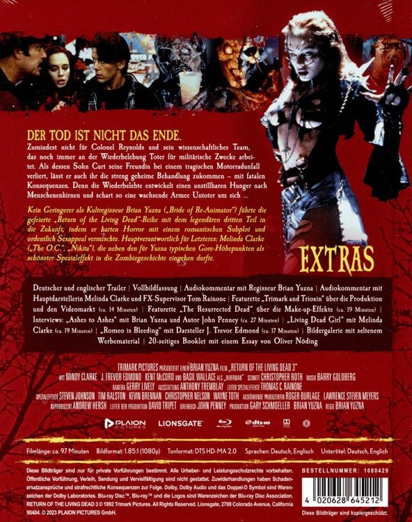 Produktbild: Return of the Living Dead 3 - Mediabook [2 BRs]
