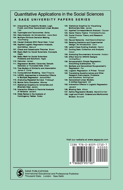 Produktbild: Regression Models