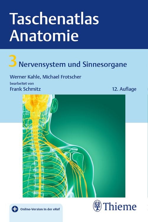Produktbild: Taschenatlas Anatomie, Band 3: Nervensystem und Sinnesorgane