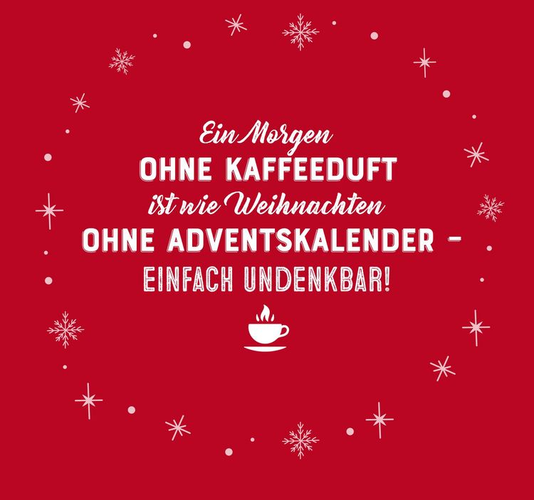 Produktbild: 24 Tassen Kaffee sind auch ein Adventskalender