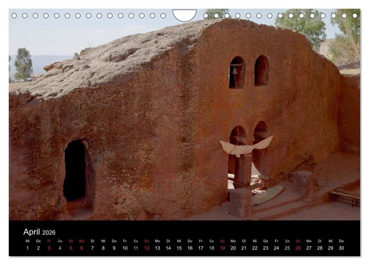 Produktbild: &Auml;thiopien - kulturelle H&ouml;hepunkte im orthdoxen Norden (Wandkalender 2026 DIN A4 quer), CALVENDO Monatskalender