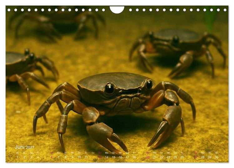 Produktbild: Reges Leben im Naturweiher - Tiere &uuml;ber und unter Wasser (Wandkalender 2027 DIN A4 quer), CALVENDO Monatskalender