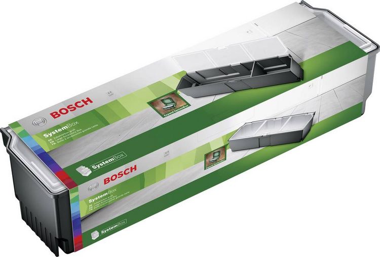 Produktbild: Bosch Home and Garden InstrumentBoxAcce 1600A016CW Werkzeugkasten unbest&uuml;ckt PP Schwarz (L x B x H) 350 x 105 x 80 mm