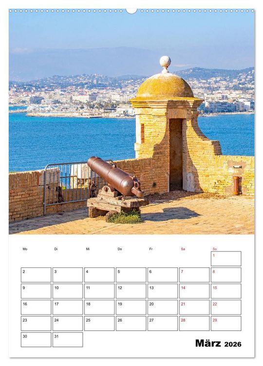 Produktbild: C&ocirc;te d&rsquo;Azur - Reiseziel am Mittelmeer (hochwertiger Premium Wandkalender 2026 DIN A2 hoch), Kunstdruck in Hochglanz