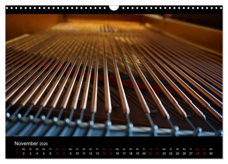 Produktbild: Klavier Momente (Wandkalender 2026 DIN A3 quer), CALVENDO Monatskalender