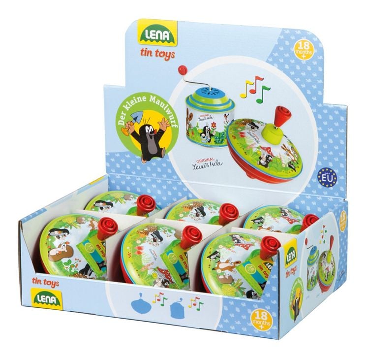 Produktbild: LENA Brummkreisel Der kleine Maulwurf 13cm