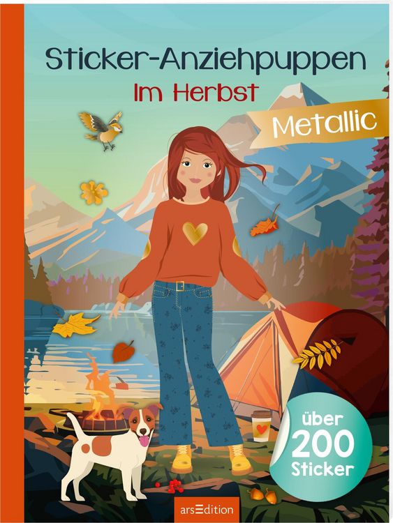 Produktbild: Sticker-Anziehpuppen Metallic &ndash; Im Herbst