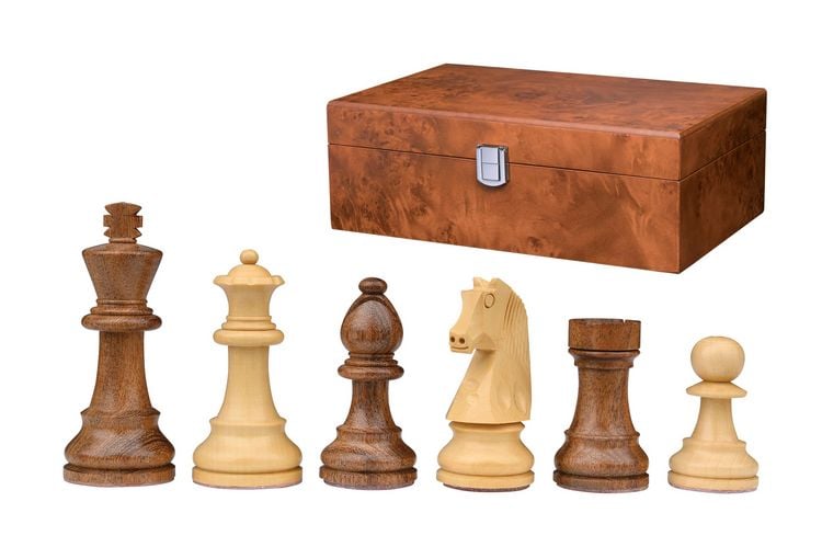 Produktbild: Schachfiguren Artus, K&ouml;nigsh&ouml;he 110 mm, gewichtet, In Holzbox