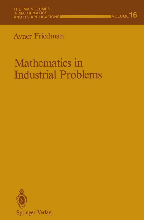 Produktbild: Mathematics in Industrial Problems