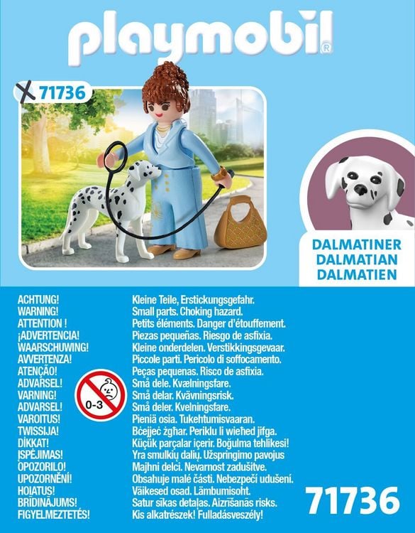 Produktbild: PLAYMOBIL 71736 Managerin mit Dalmatiner
