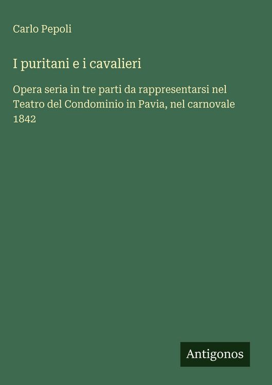 Produktbild: I puritani e i cavalieri