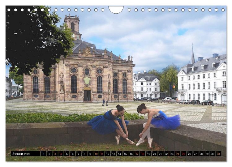 Produktbild: Das westliche Saarland klein aber fein (Wandkalender 2026 DIN A4 quer), CALVENDO Monatskalender