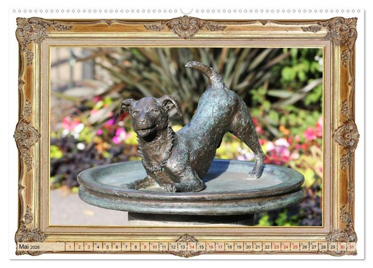 Produktbild: Hunde sind Kunst (hochwertiger Premium Wandkalender 2026 DIN A2 quer), Kunstdruck in Hochglanz