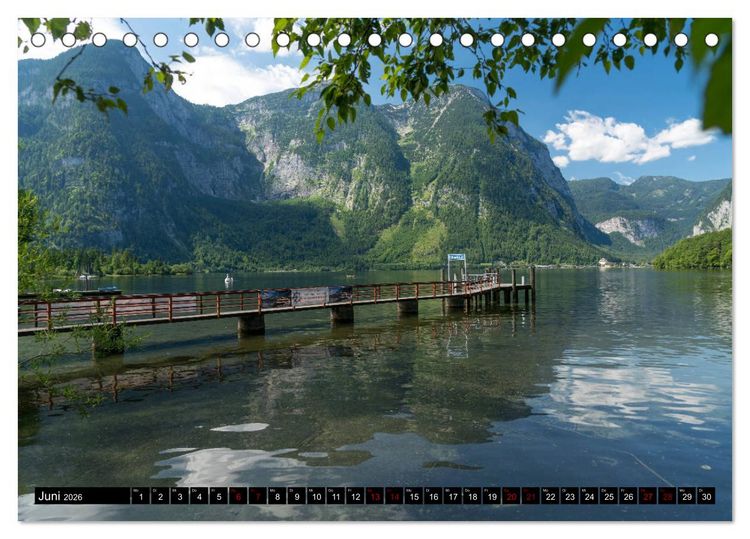 Produktbild: Welterberegion Hallstatt Dachstein (Tischkalender 2026 DIN A5 quer), CALVENDO Monatskalender