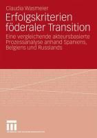 Produktbild: Erfolgskriterien f&ouml;deraler Transition