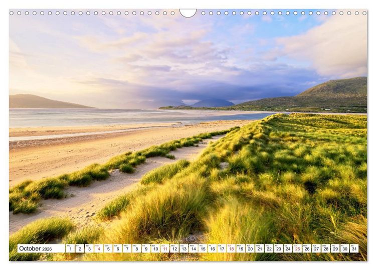 Produktbild: Outer Hebrides - Scotland Scottish dream beaches and landscapes (Wall Calendar 2026 DIN A3 landscape), CALVENDO 12 Month Wall Calendar