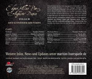 Produktbild: Edgar Allan Poe & Auguste Dupin: Folge 30 - Der Schneider De