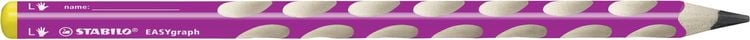 Produktbild: STABILO Ergonomischer Dreikant-Bleistift f&uuml;r Linksh&auml;nder -   EASYgraph in pink - Einzelstift - H&auml;rtegrad HB