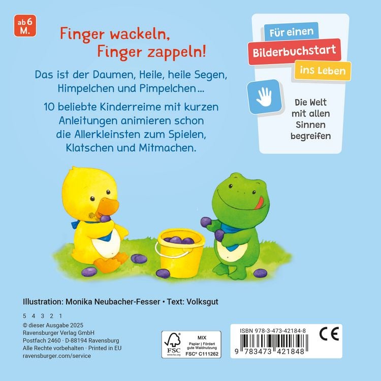 Produktbild: Fingerspiele für Klitzekleine