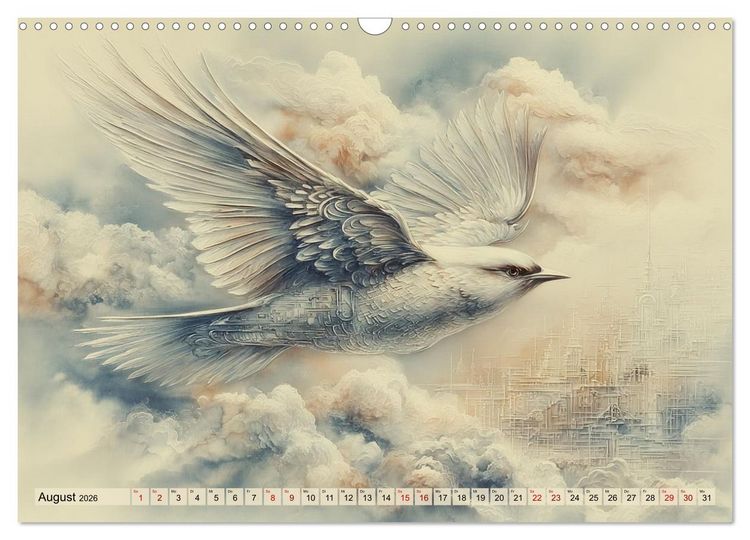 Produktbild: Freiheit hat Fl&uuml;gel (Wandkalender 2026 DIN A3 quer), CALVENDO Monatskalender