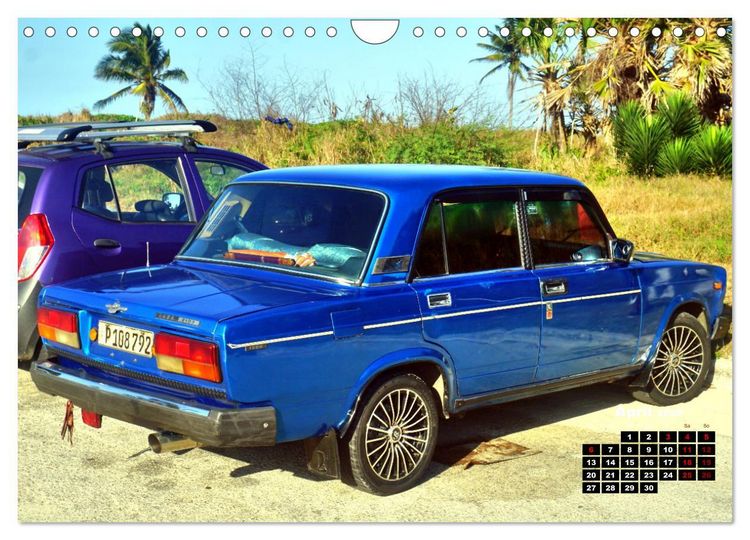 Produktbild: LADA-2107 - Die Auto-Ikone der UdSSR (Wandkalender 2026 DIN A4 quer), CALVENDO Monatskalender