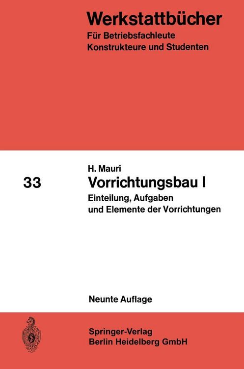 Produktbild: Vorrichtungsbau I