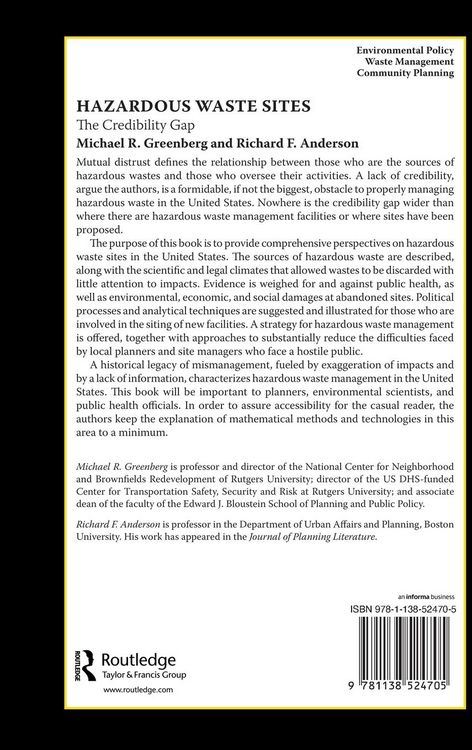 Produktbild: Hazardous Waste Sites